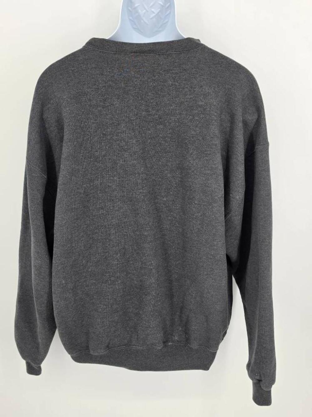 Russell Athletic Vintage Pro Cotton Crewneck Sweatshirt Grey Men Size XL 90s